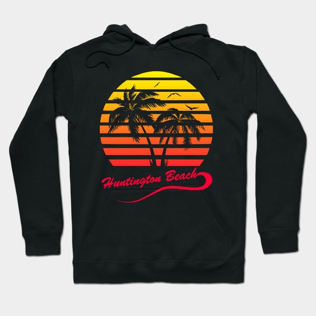 Huntington Beach Hoodie by Nerd_art